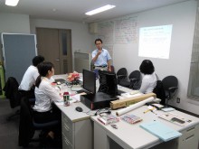 三共精機 インターンシップの様子