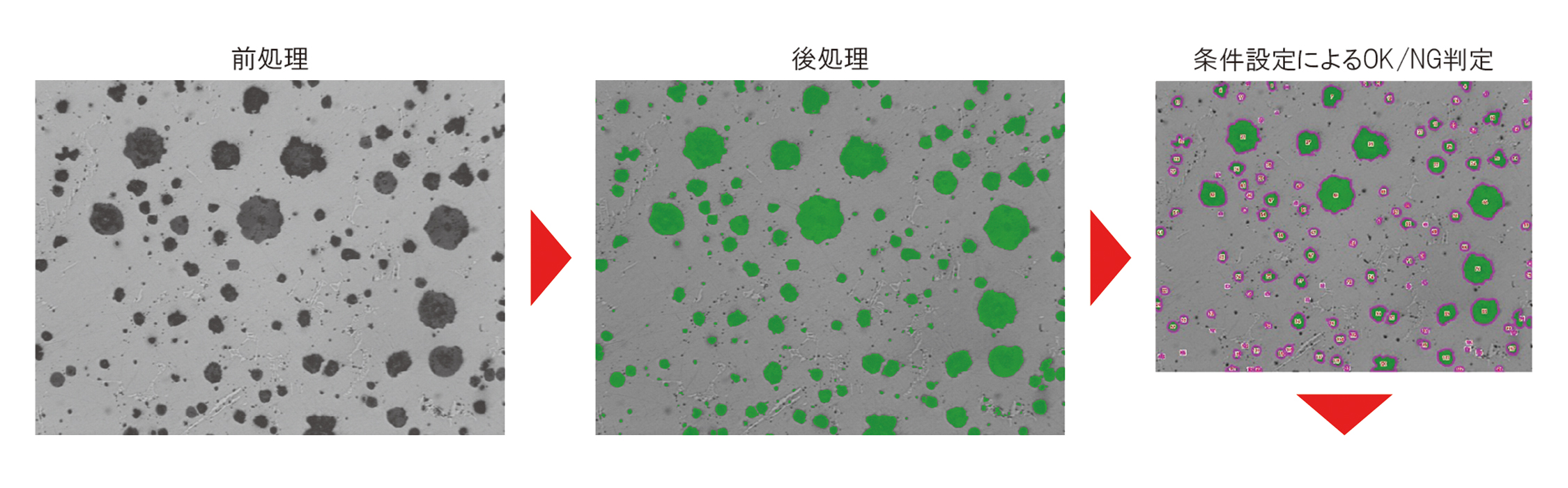 二値化自動計測